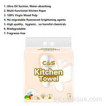 Tejido de papel de toalla multi funcional personalizado